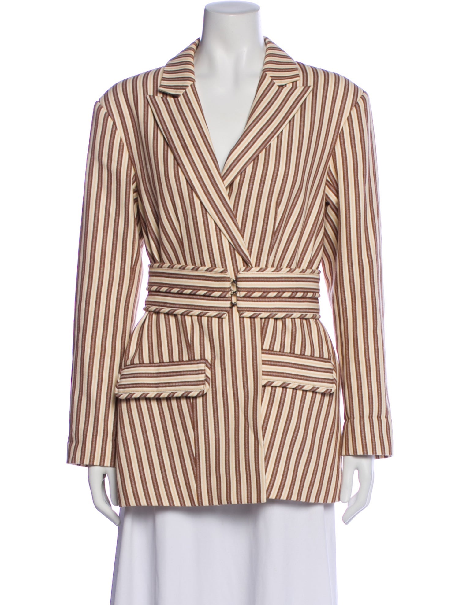 Significant Other Striped Blazer