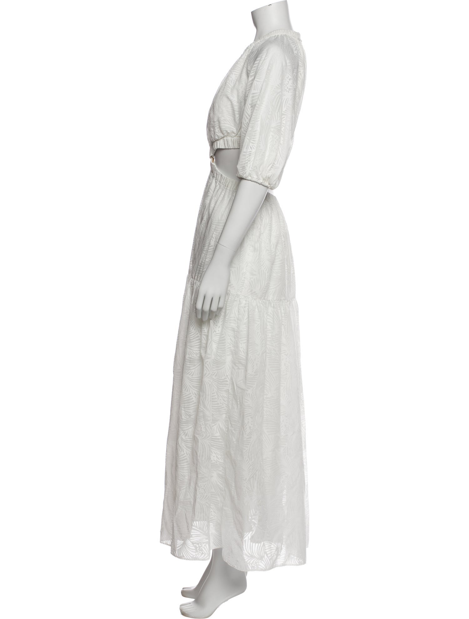 Significant Other Crew Neck Long Dress