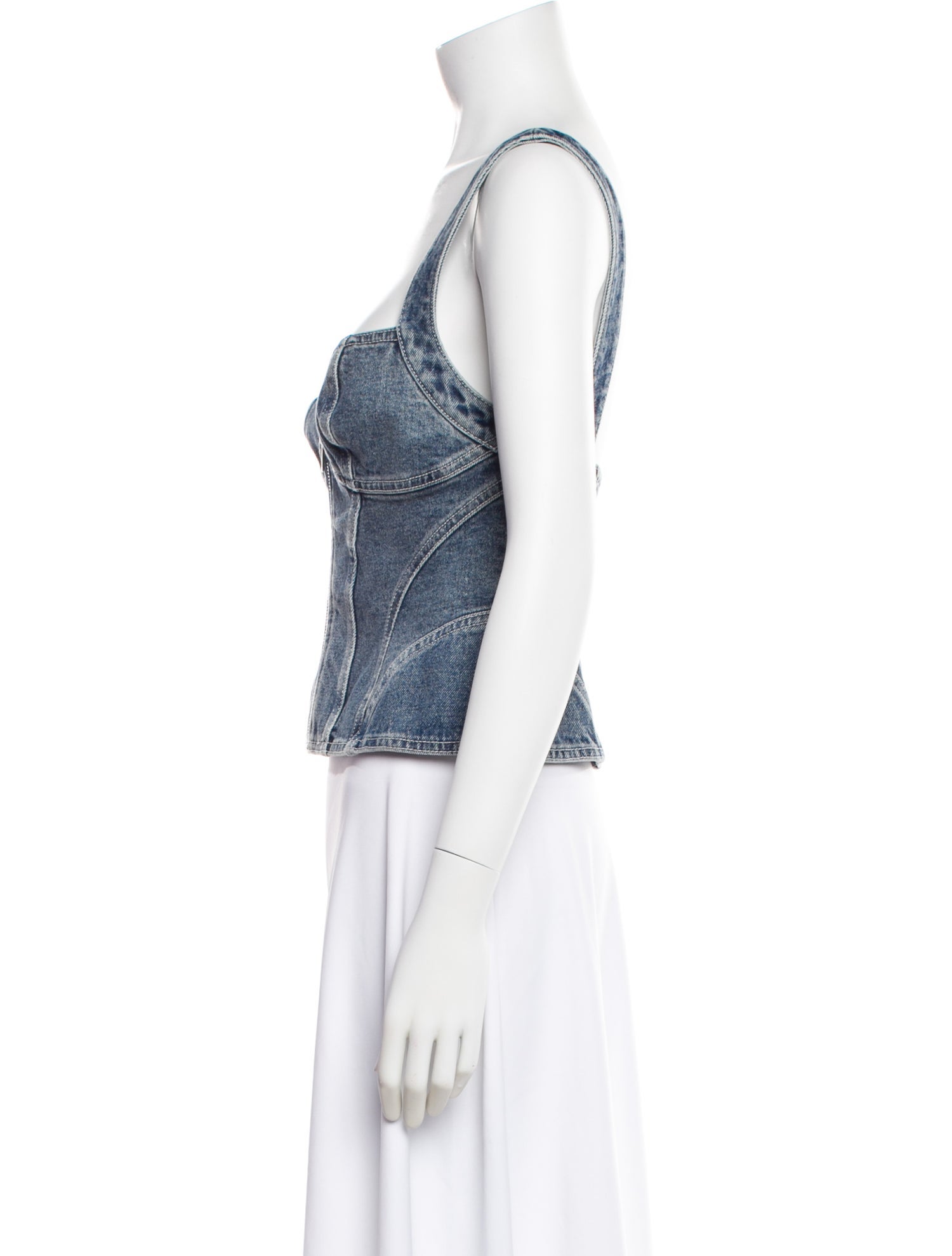 Significant Other V-Neck Sleeveless Crop Top
