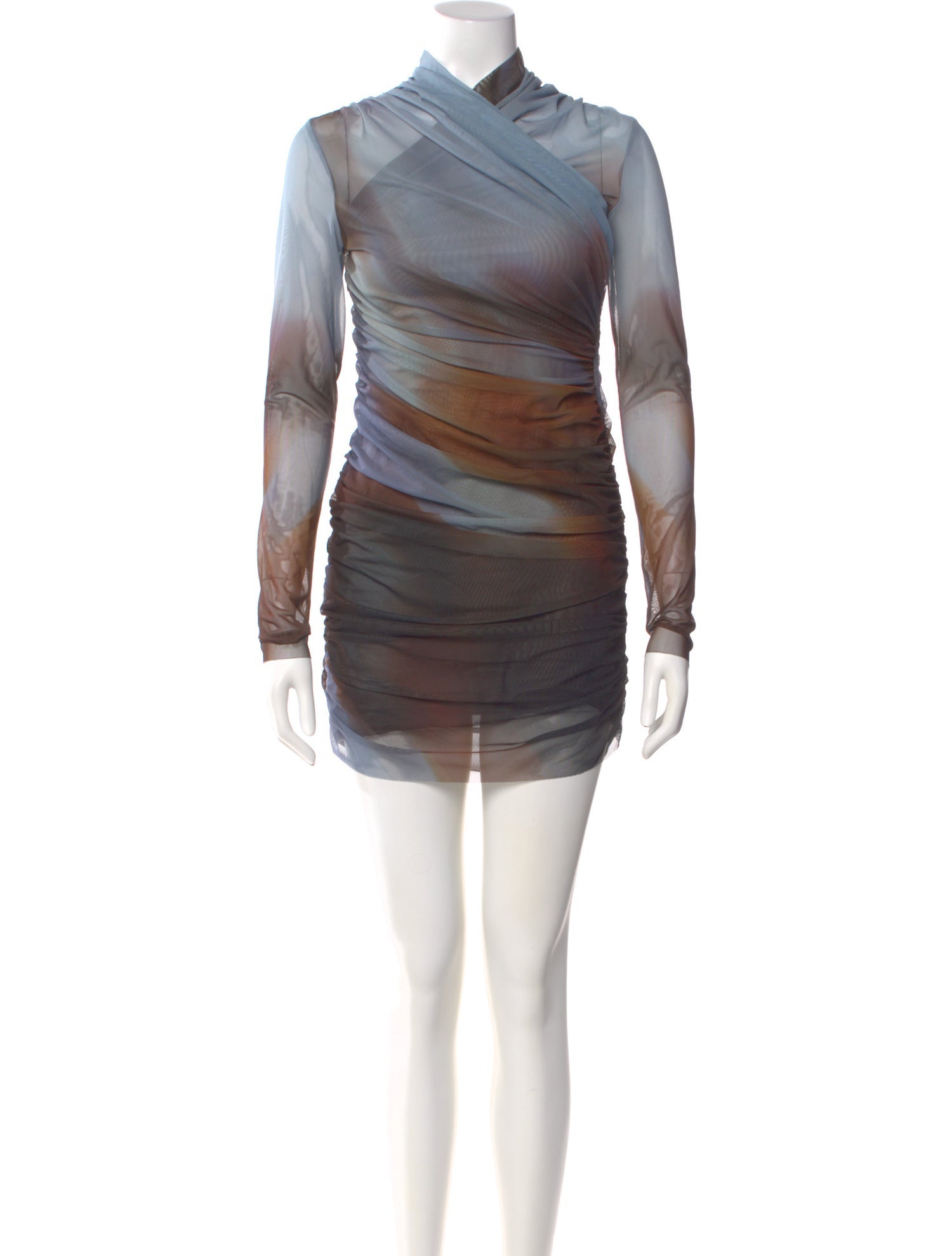 Significant Other Mesh Mini Dress