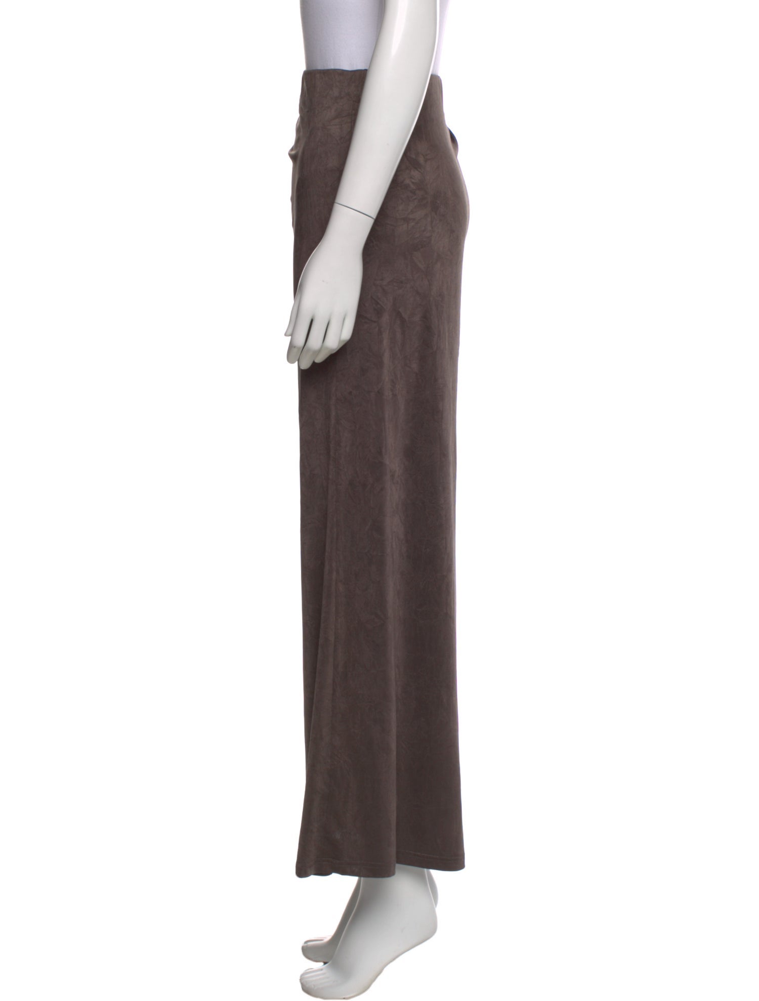 Significant Other Pleated Accents Midi Length Skirt