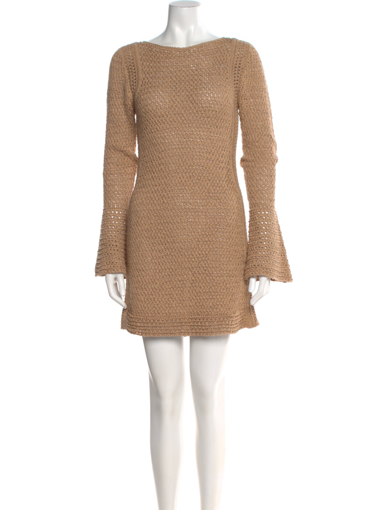 Significant Other Bateau Neckline Mini Dress