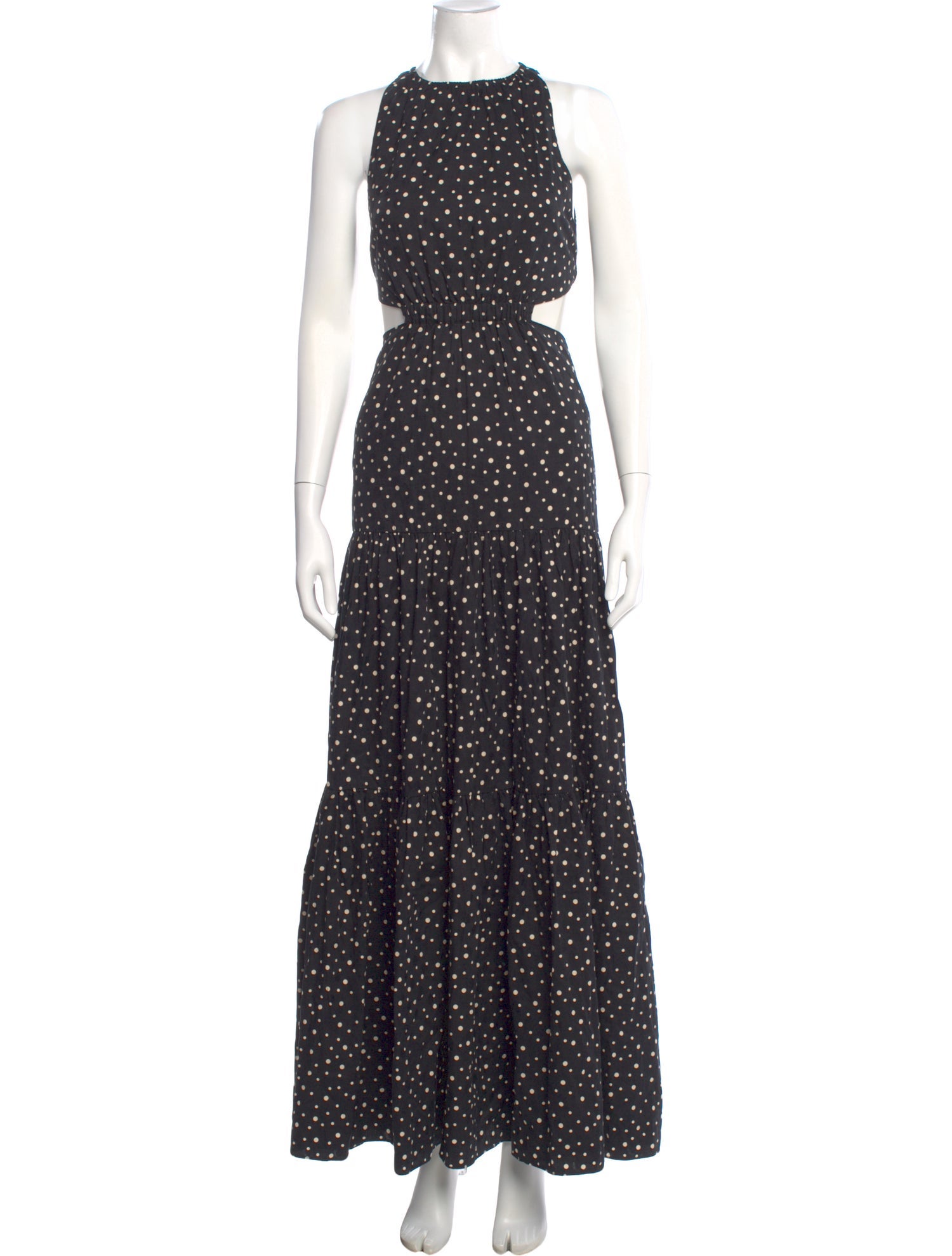 Significant Other Polka Dot Print Long Dress
