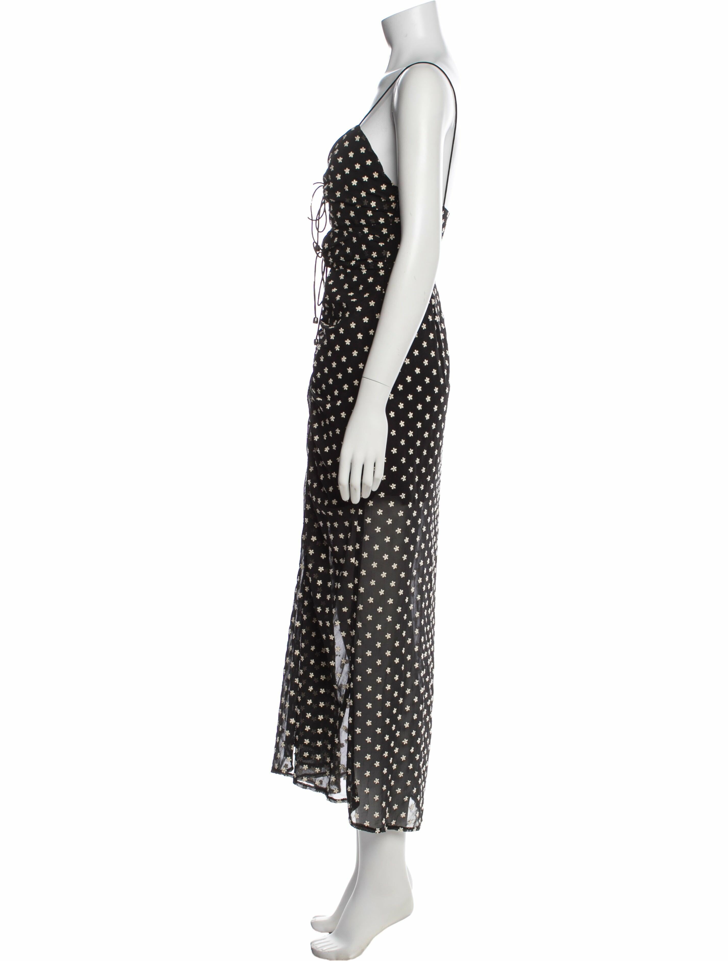 Significant Other Floral Print Midi Length Dress