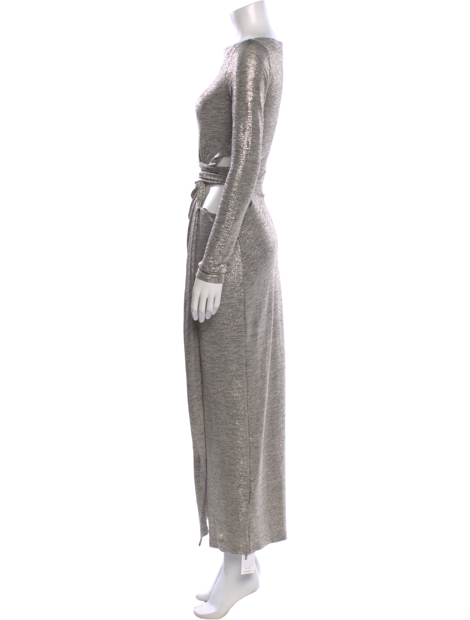 Significant Other Bateau Neckline Long Dress