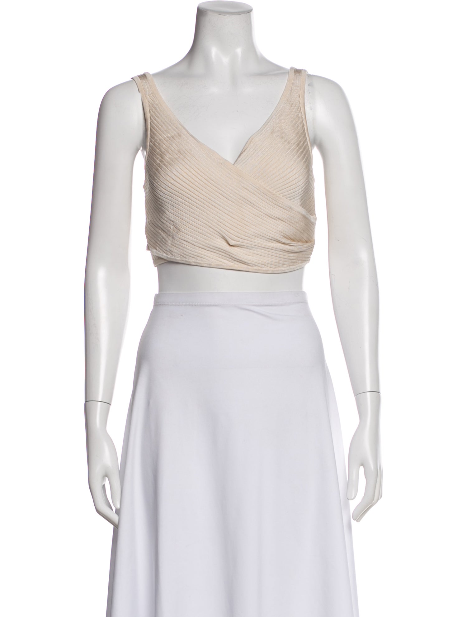 Significant Other V-Neck Sleeveless Crop Top