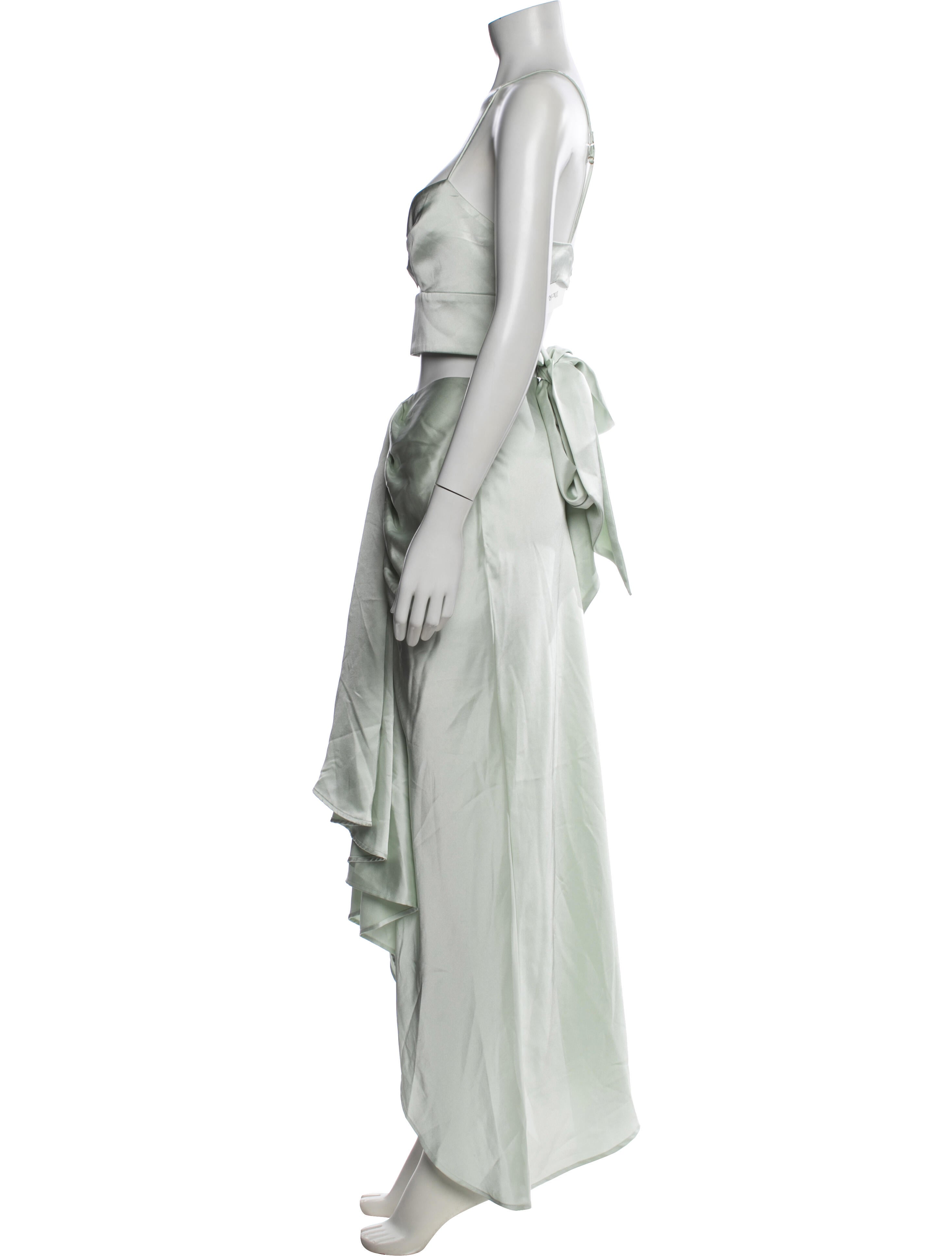 Significant Other Pleated Accents Skirt Set
