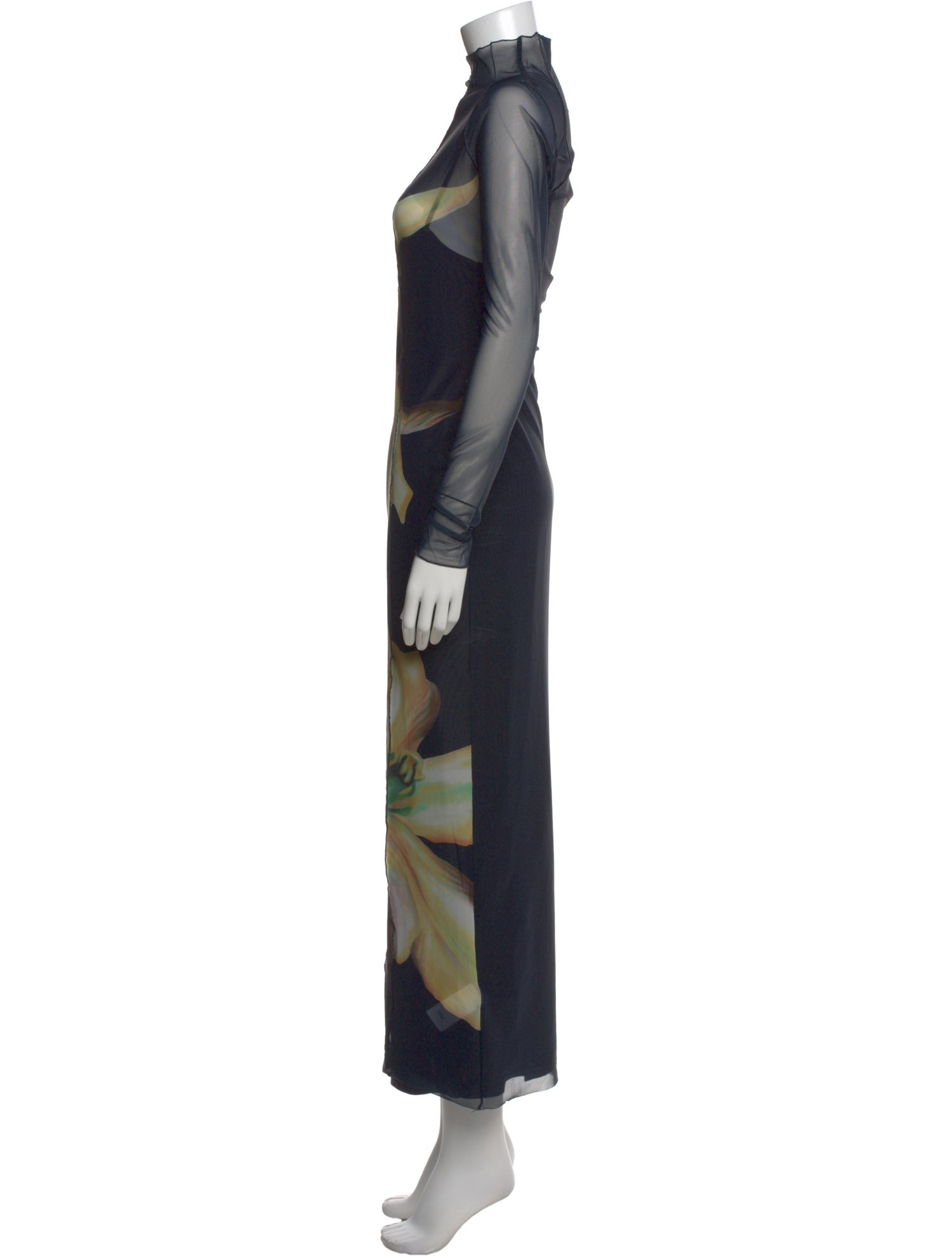 Significant Other Floral Print Long Dress