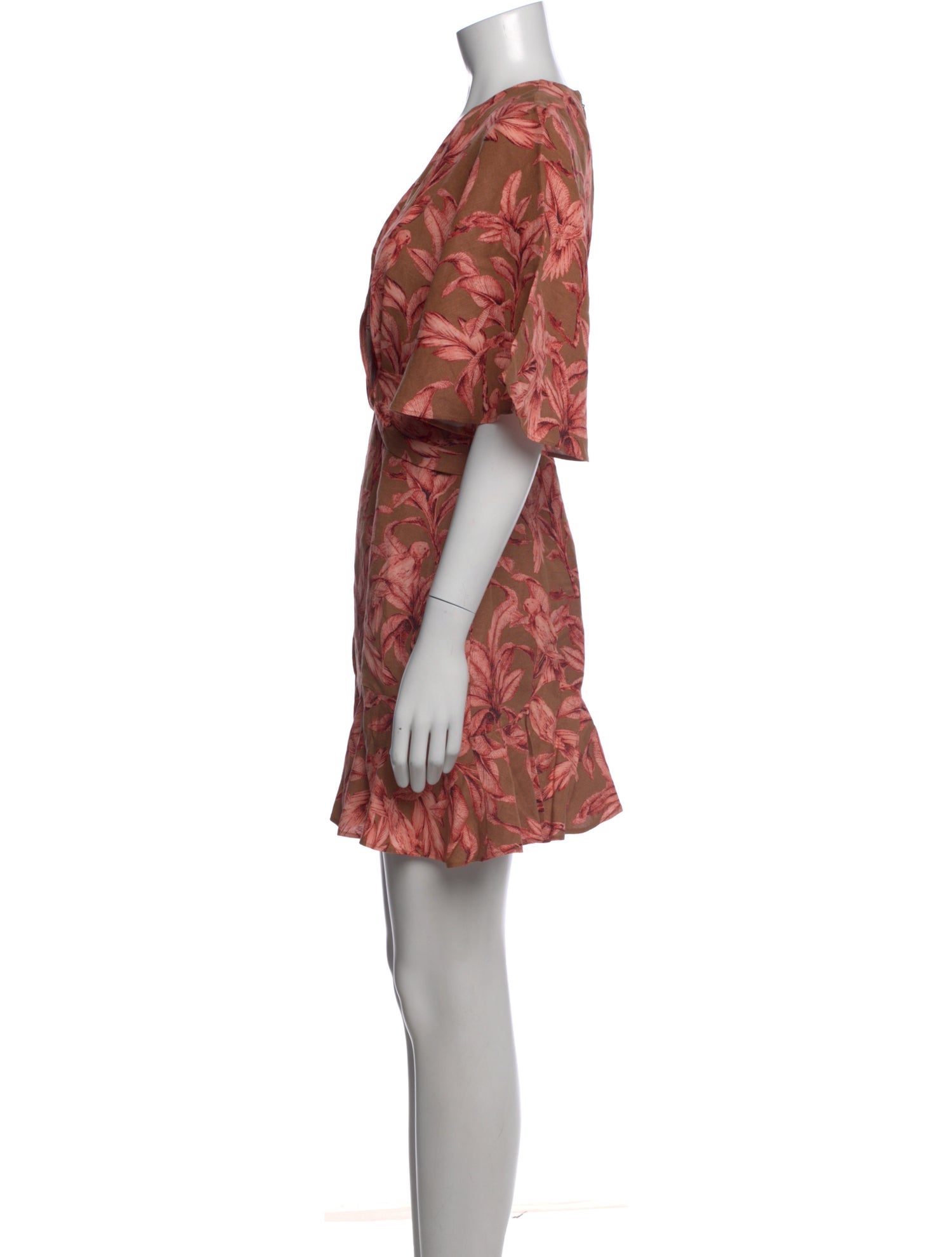 Significant Other Floral Print Mini Dress