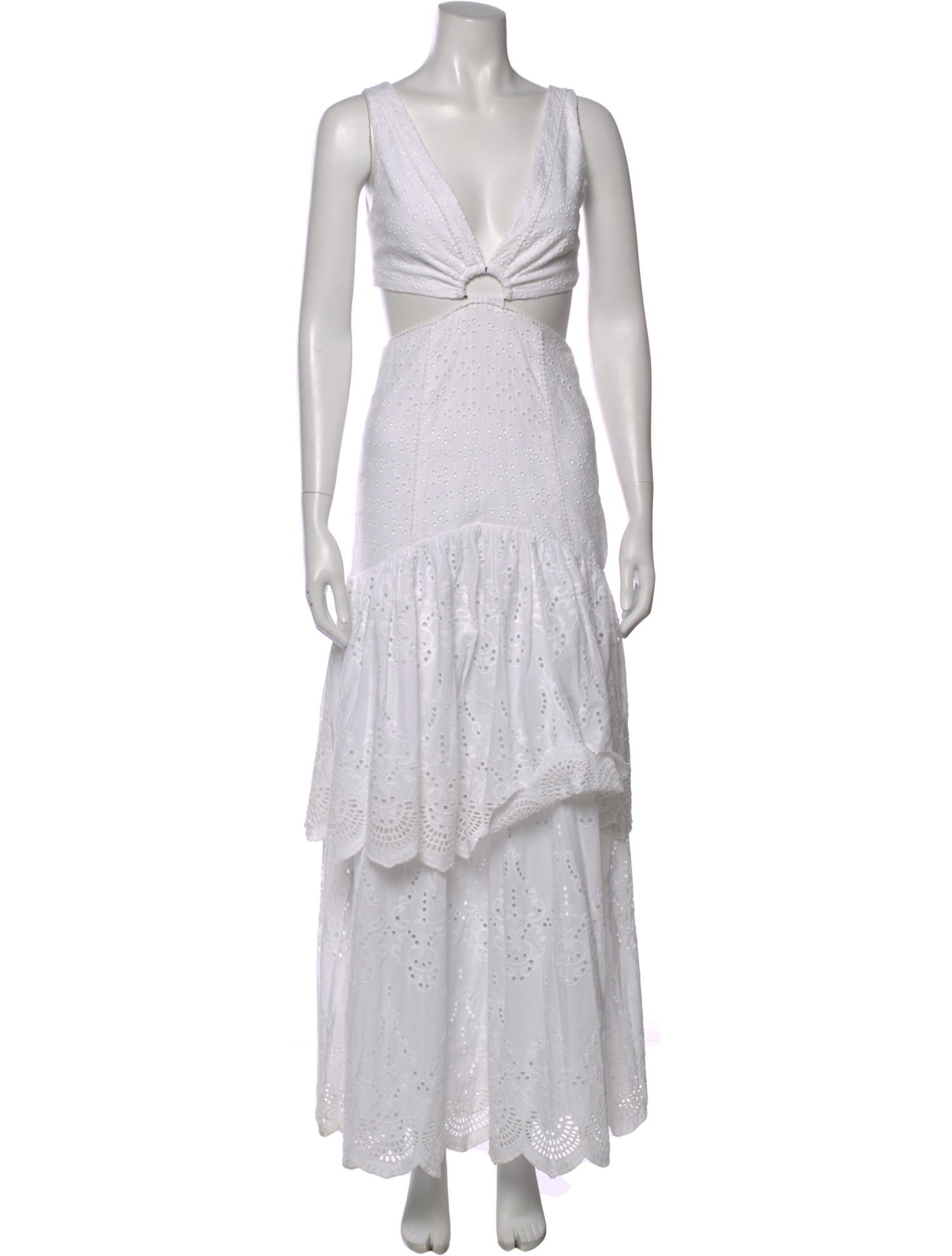 Significant Other Lace Pattern Long Dress