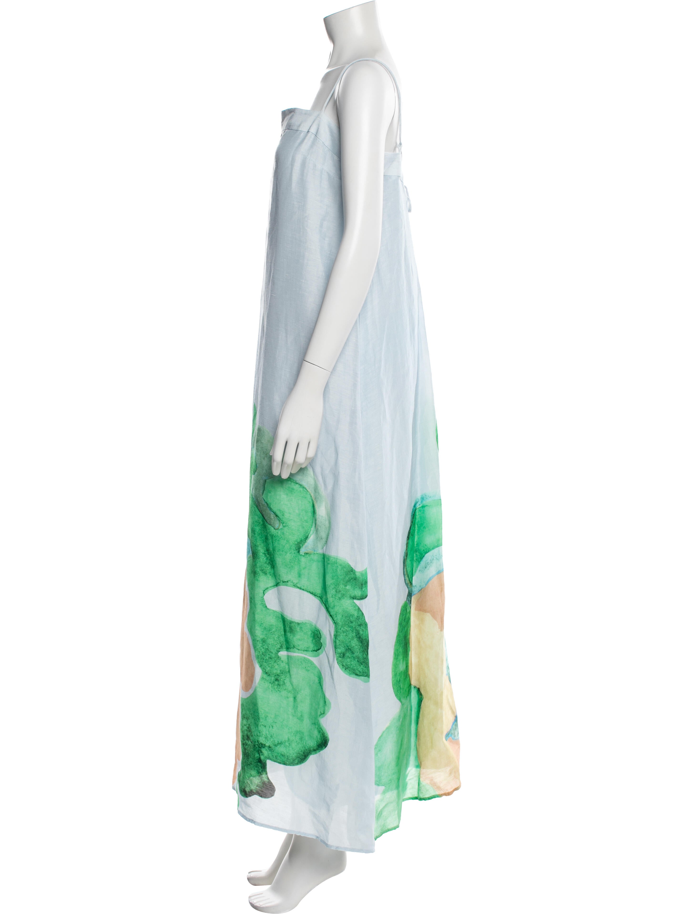 Significant Other Floral Print Long Dress