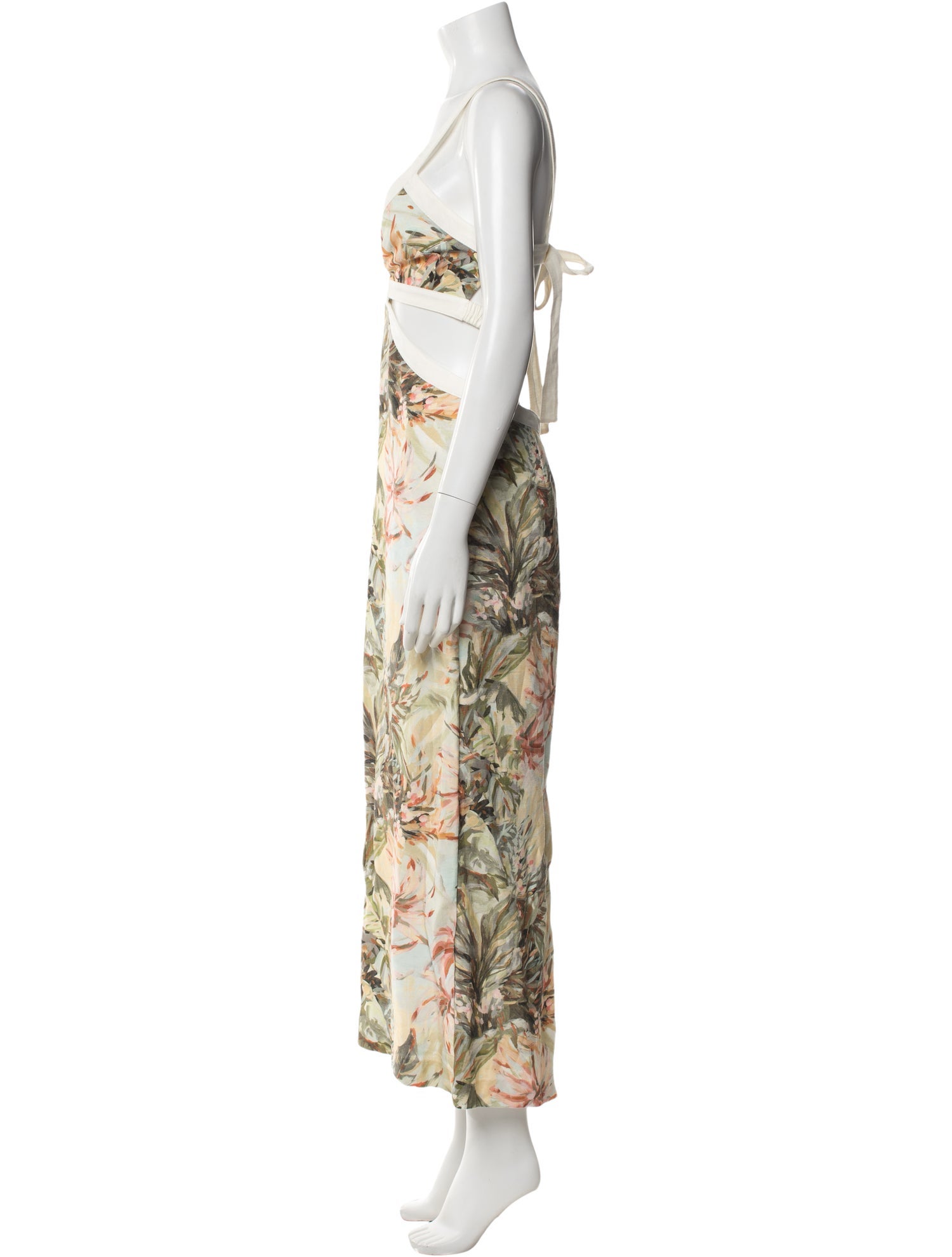 Significant Other Floral Print Long Dress