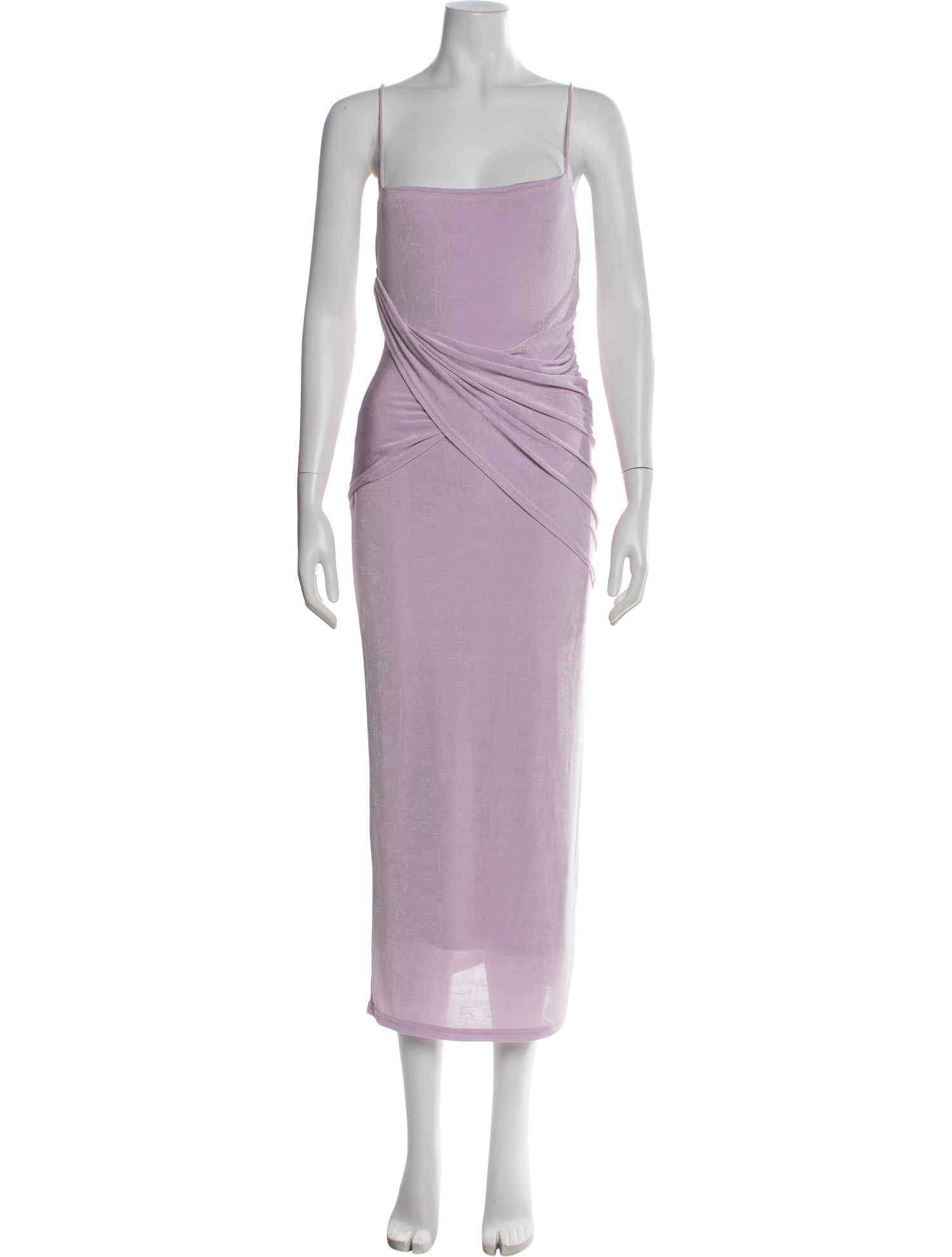 Significant Other Square Neckline Midi Length Dress
