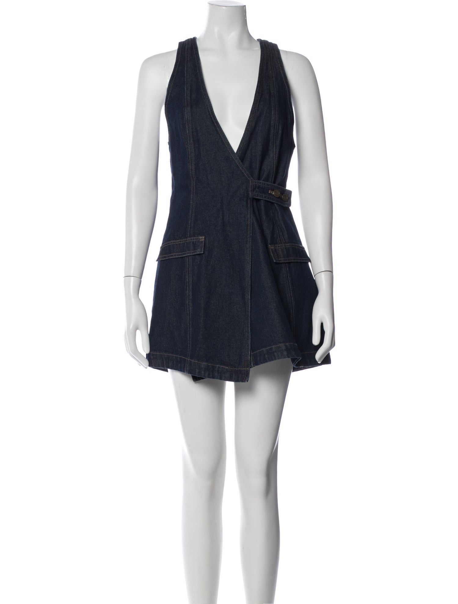 Significant Other V-Neck Mini Dress