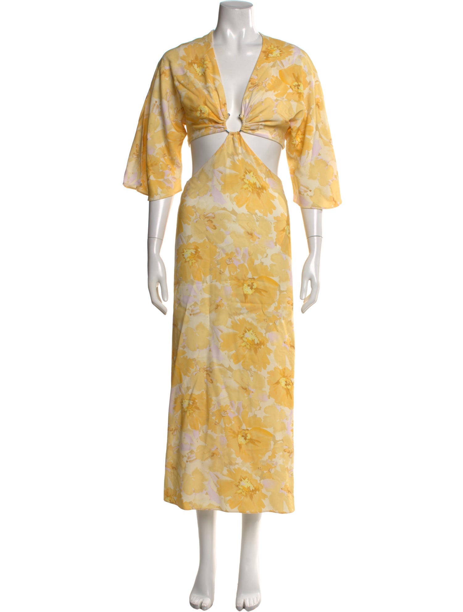 Significant Other Floral Print Long Dress