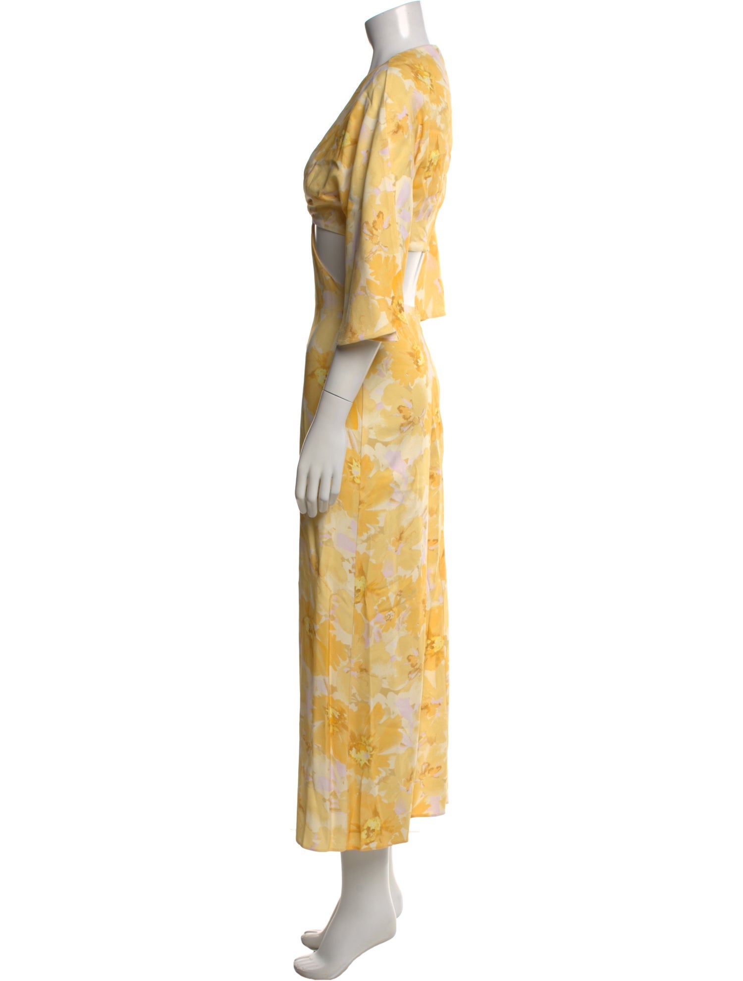 Significant Other Floral Print Long Dress