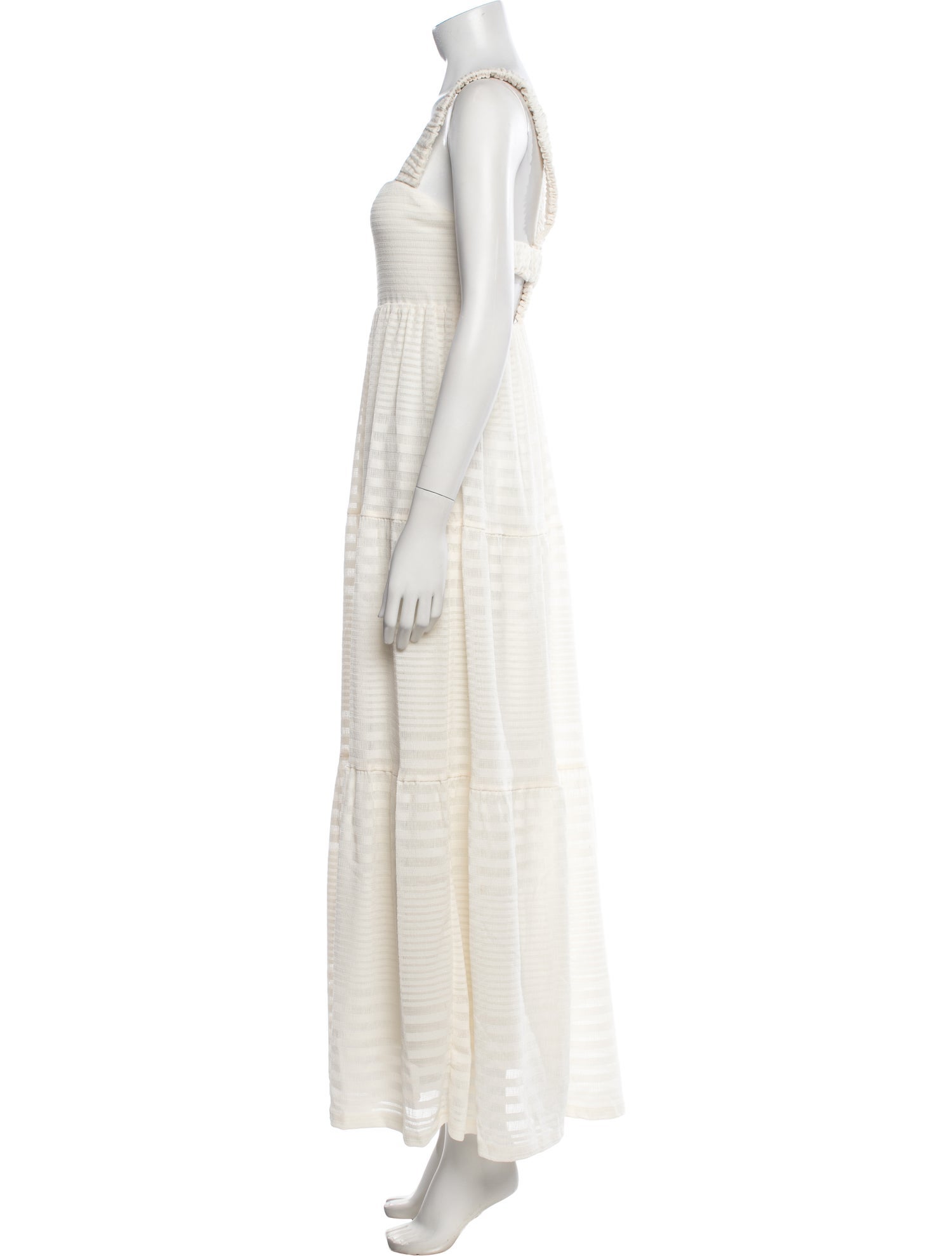 Significant Other Striped Long Dress