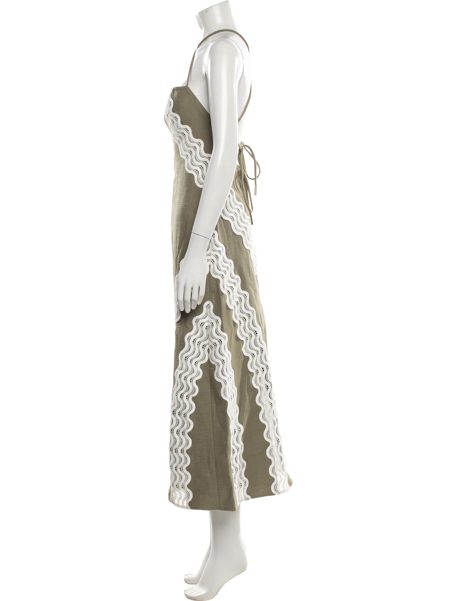 Significant Other Lace Pattern Midi Length Dress