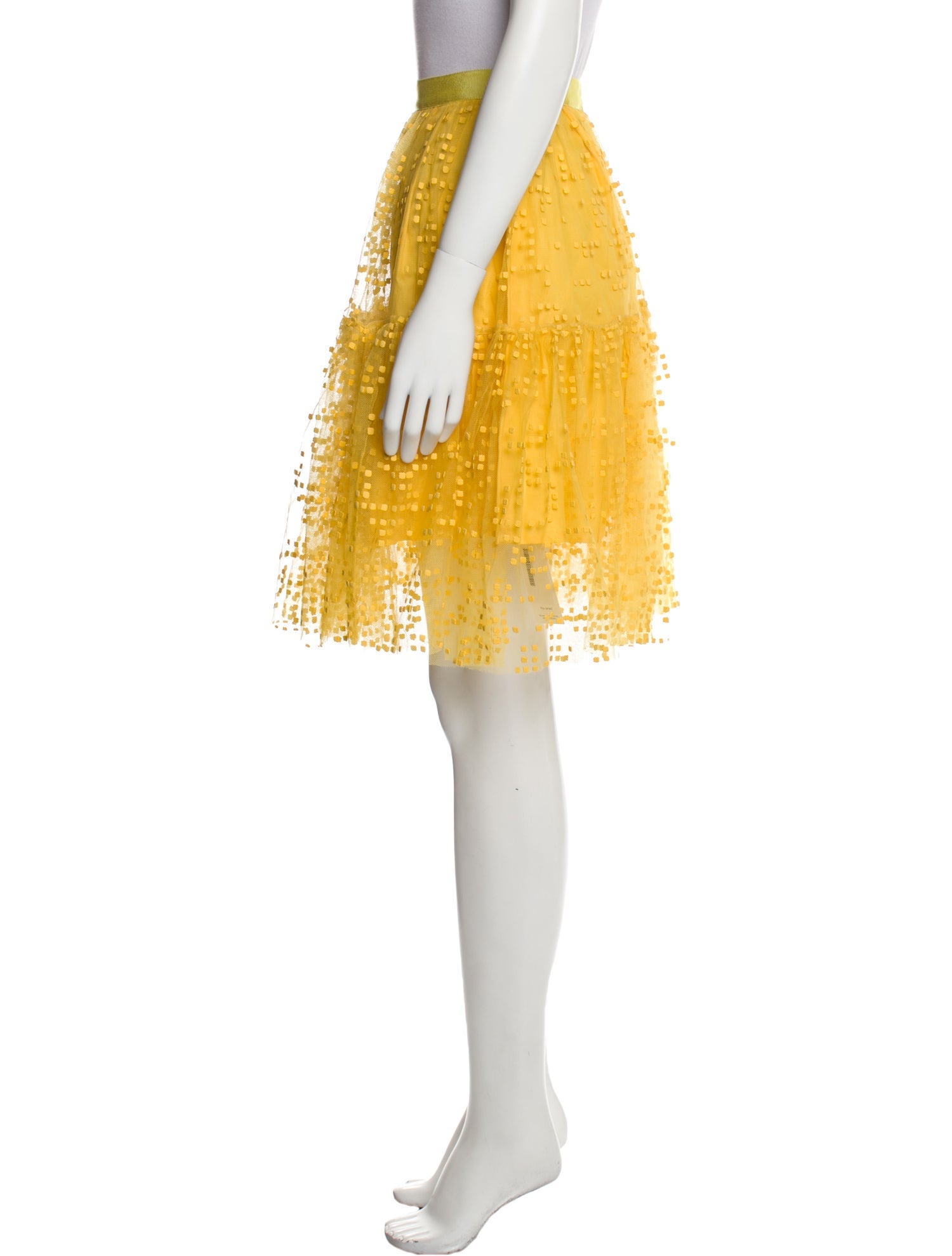 Si-Jay Patterned Knee-Length Skirt