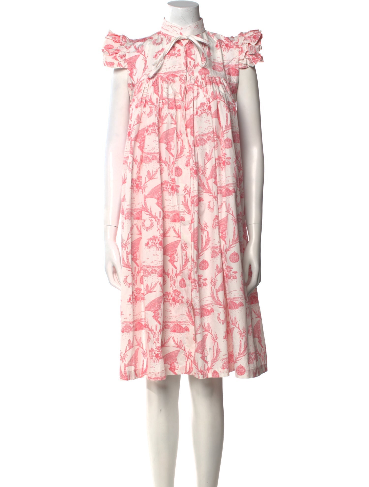 Sindiso Khumalo Floral Print Knee-Length Dress