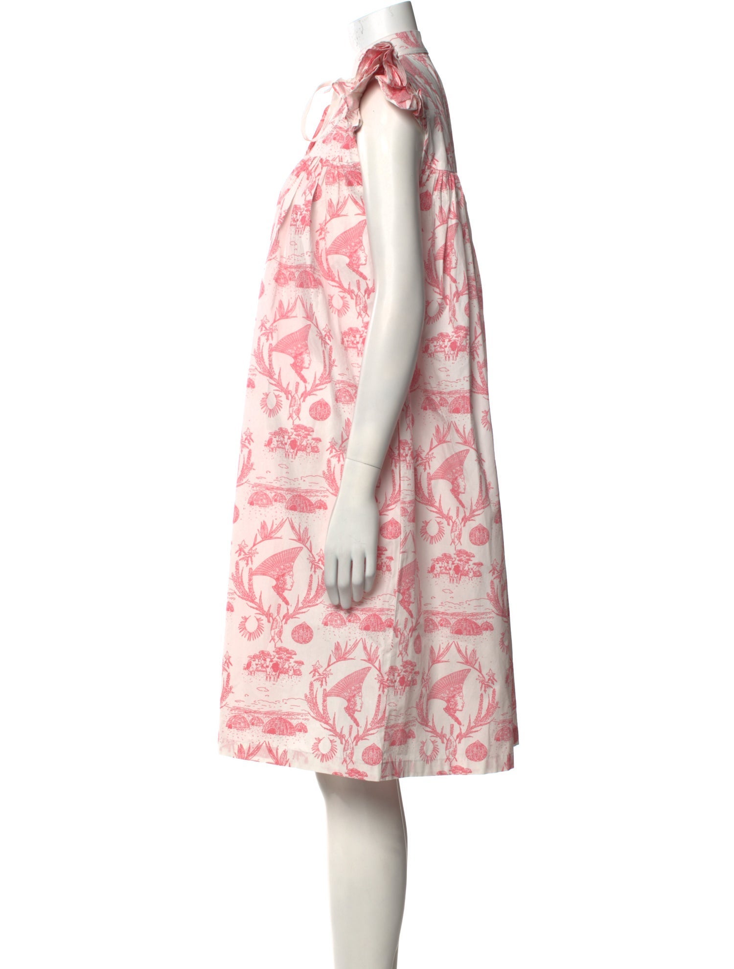 Sindiso Khumalo Floral Print Knee-Length Dress