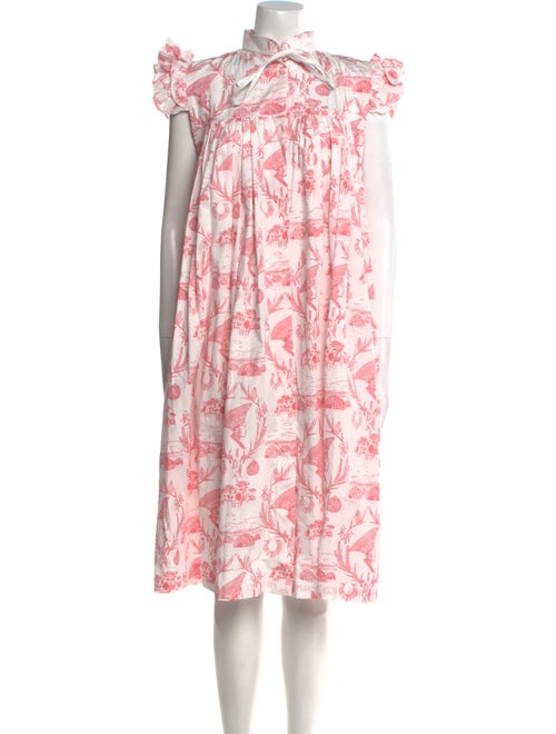 Sindiso Khumalo Printed Midi Length Dress