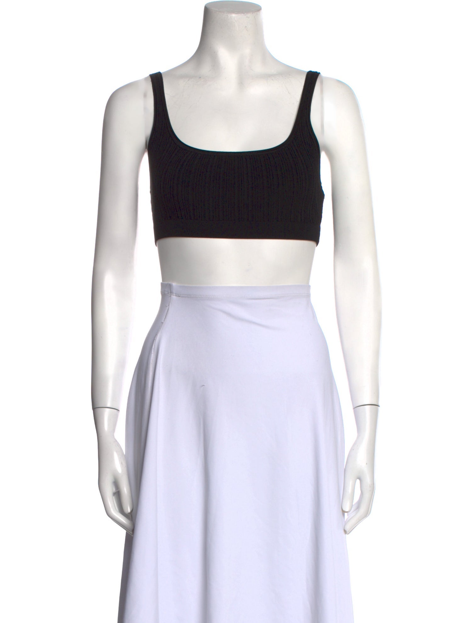 Simkhai Square Neckline Sleeveless Crop Top