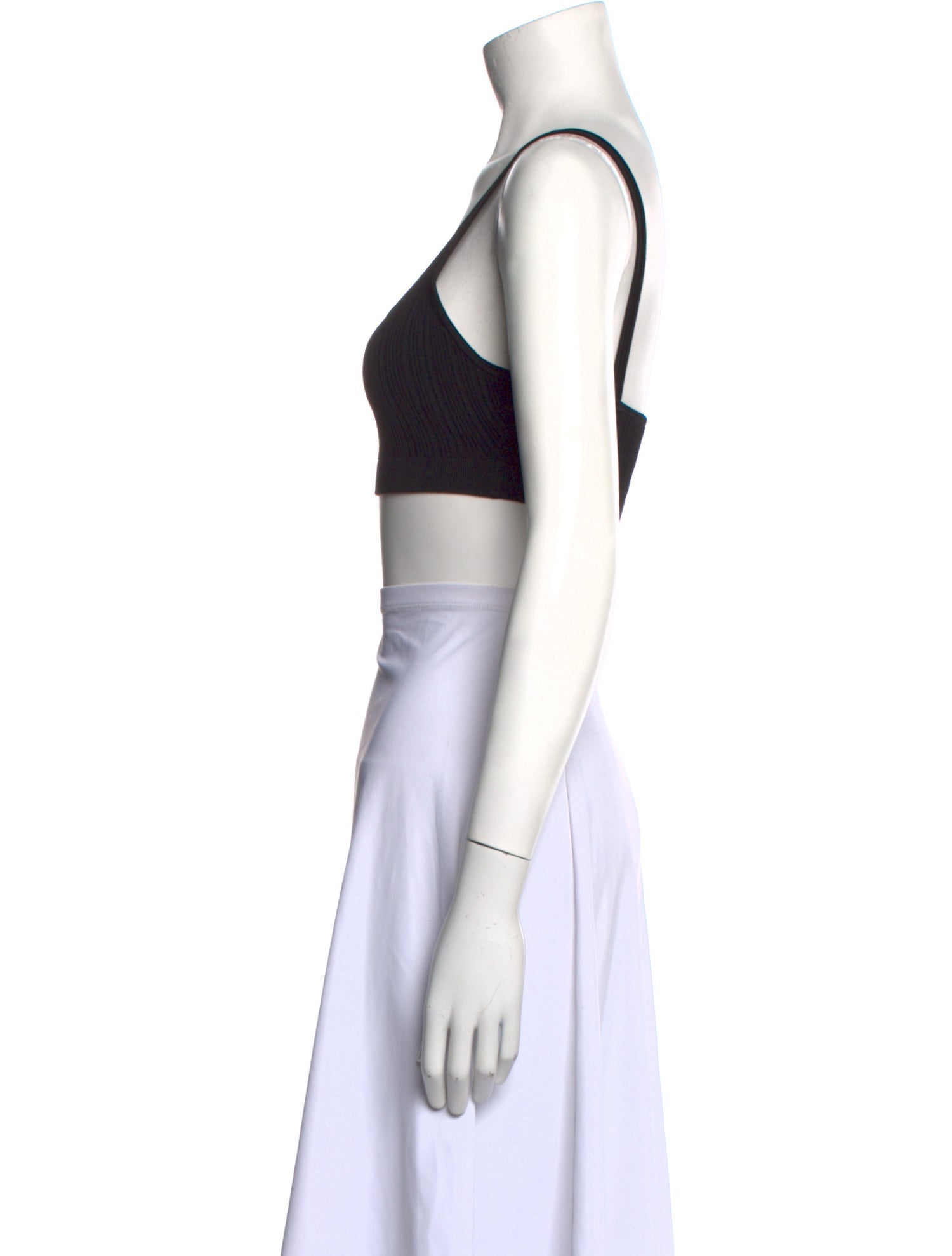 Simkhai Square Neckline Sleeveless Crop Top