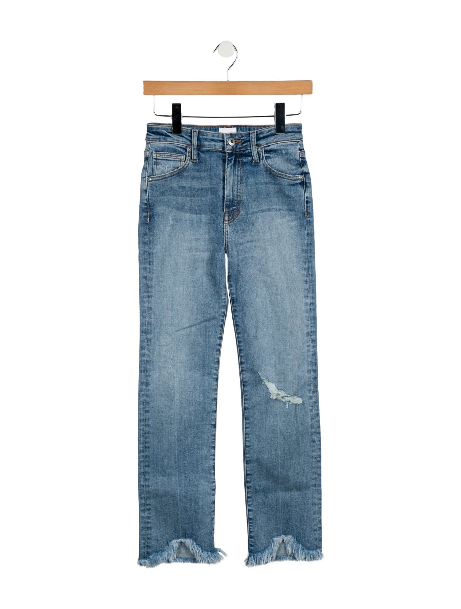 Simkhai Mid-Rise Straight Leg Jeans