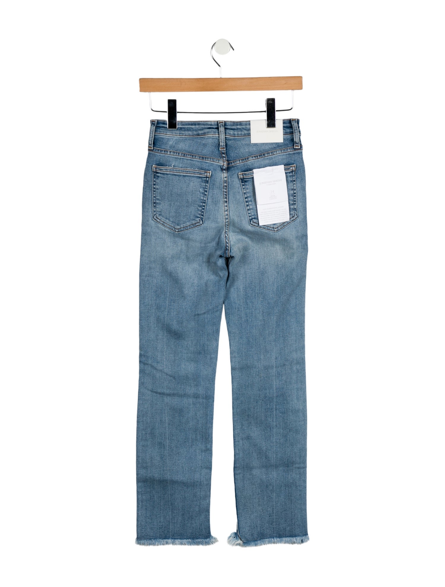 Simkhai Mid-Rise Straight Leg Jeans