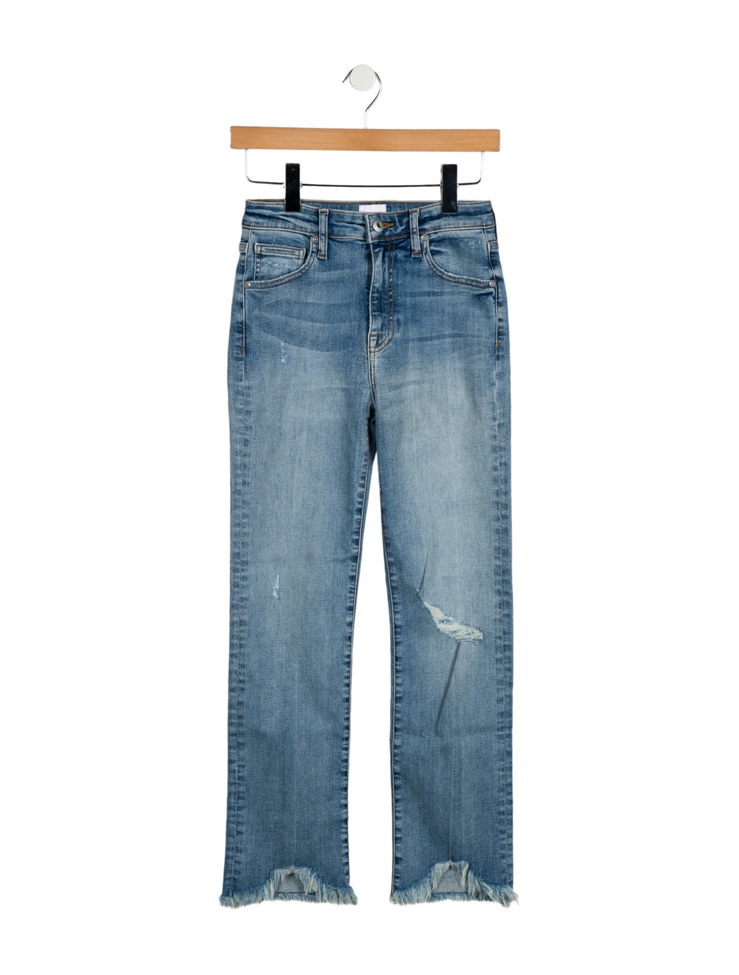 Simkhai Mid-Rise Straight Leg Jeans