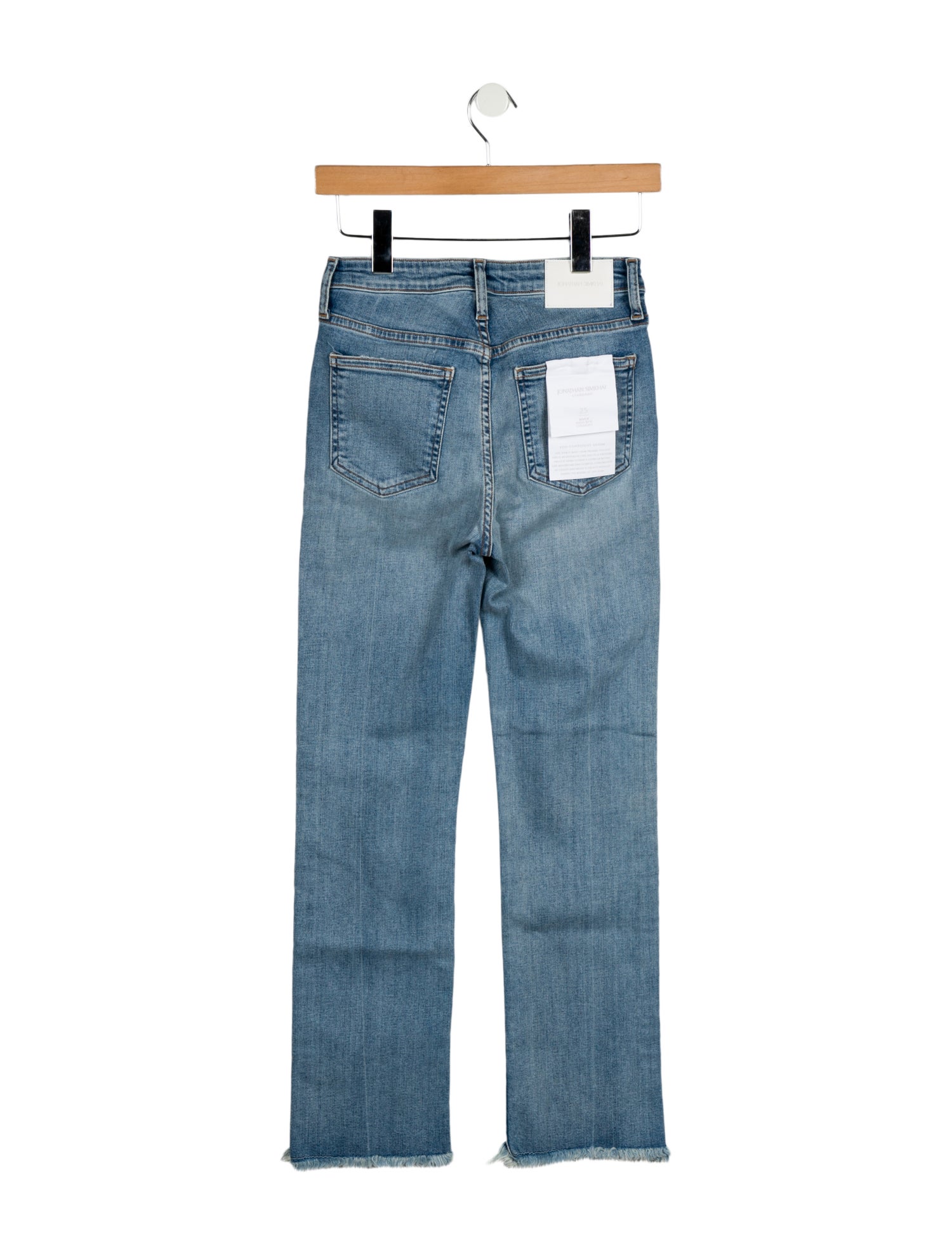 Simkhai Mid-Rise Straight Leg Jeans