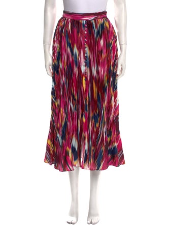 Simkhai Printed Midi Length Skirt