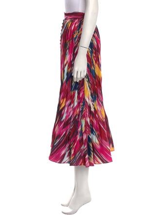 Simkhai Printed Midi Length Skirt