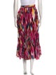 Simkhai Printed Midi Length Skirt