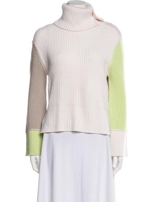 Simkhai Wool Colorblock Pattern Sweater