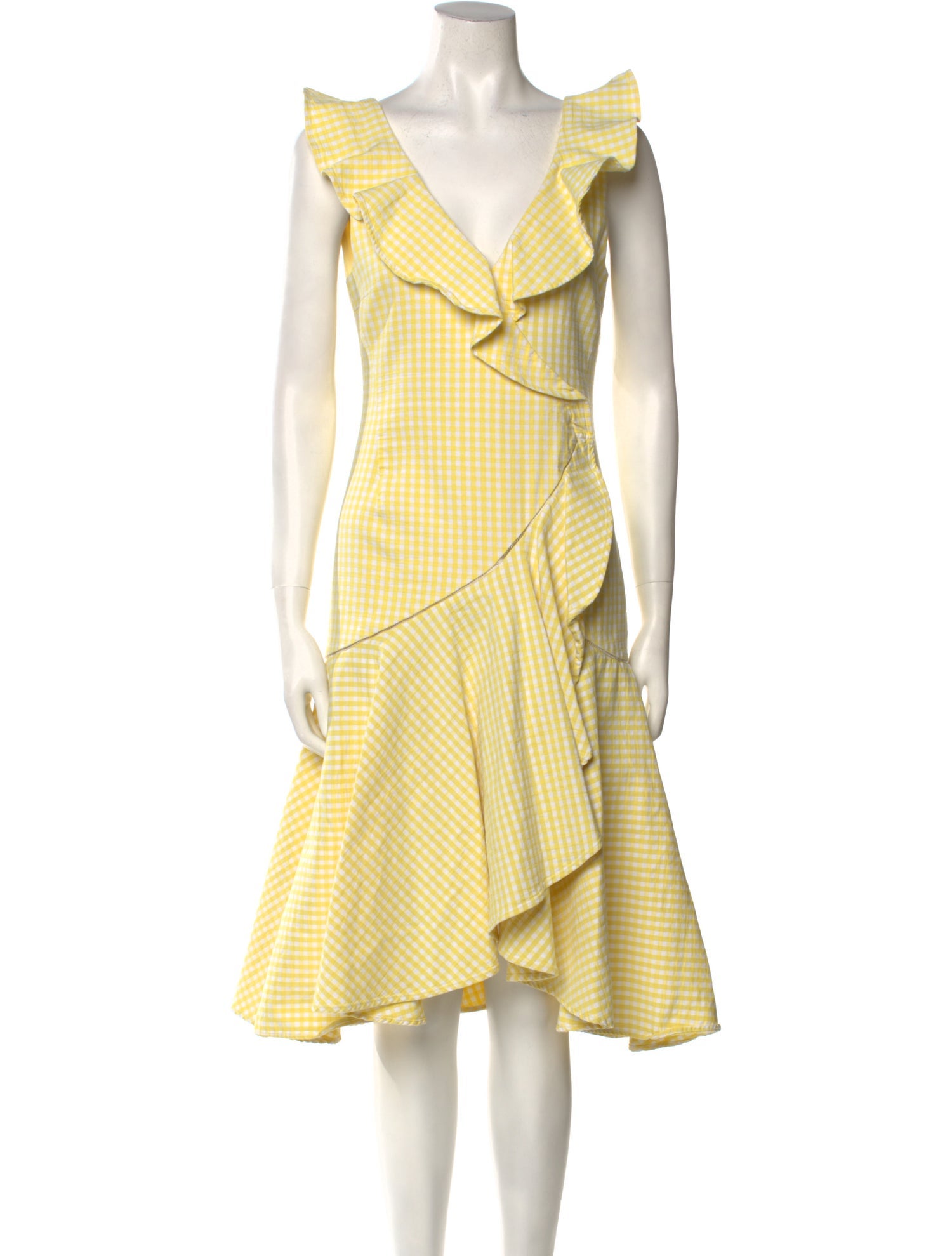 Simkhai Plaid Print Mini Dress