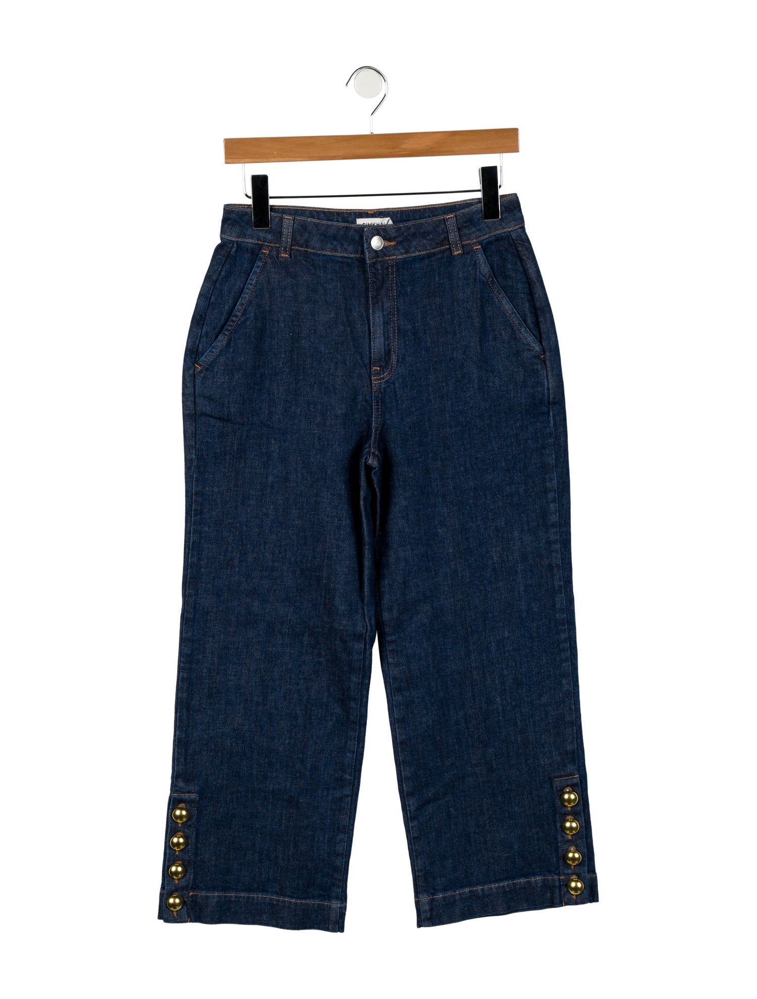 Simkhai High-Rise Wide Leg Jeans