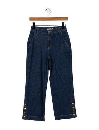 Simkhai Mid-Rise Wide Leg Jeans