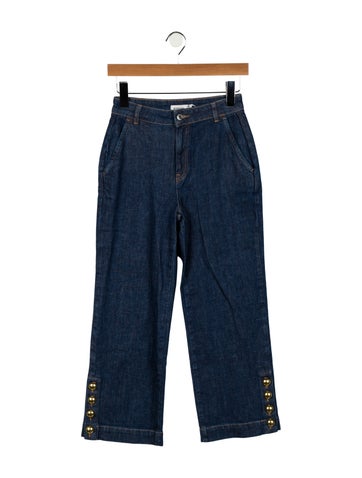 Simkhai Jeans Mid-Rise Wide Leg XS