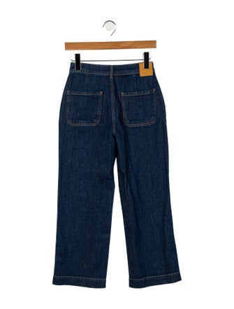 Simkhai Mid-Rise Wide Leg Jeans
