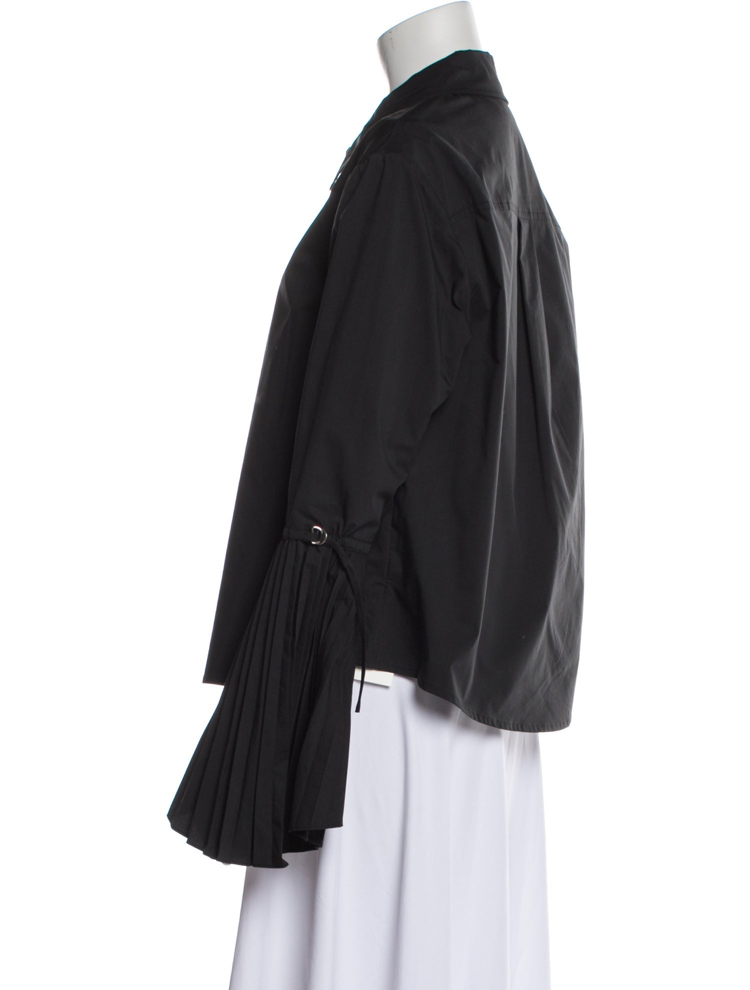 Simkhai Long Sleeve Button-Up Top