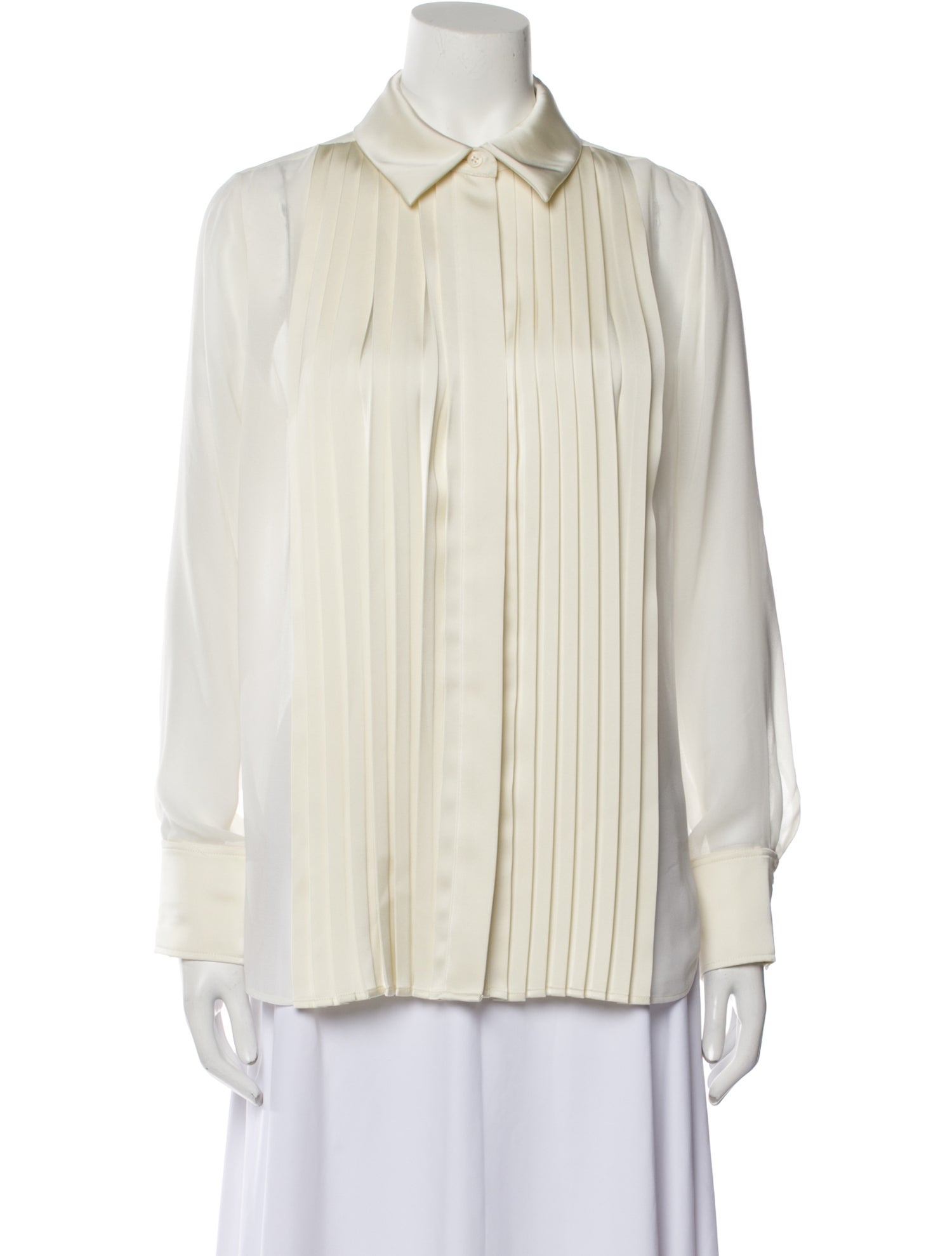 Simkhai Long Sleeve Button-Up Top