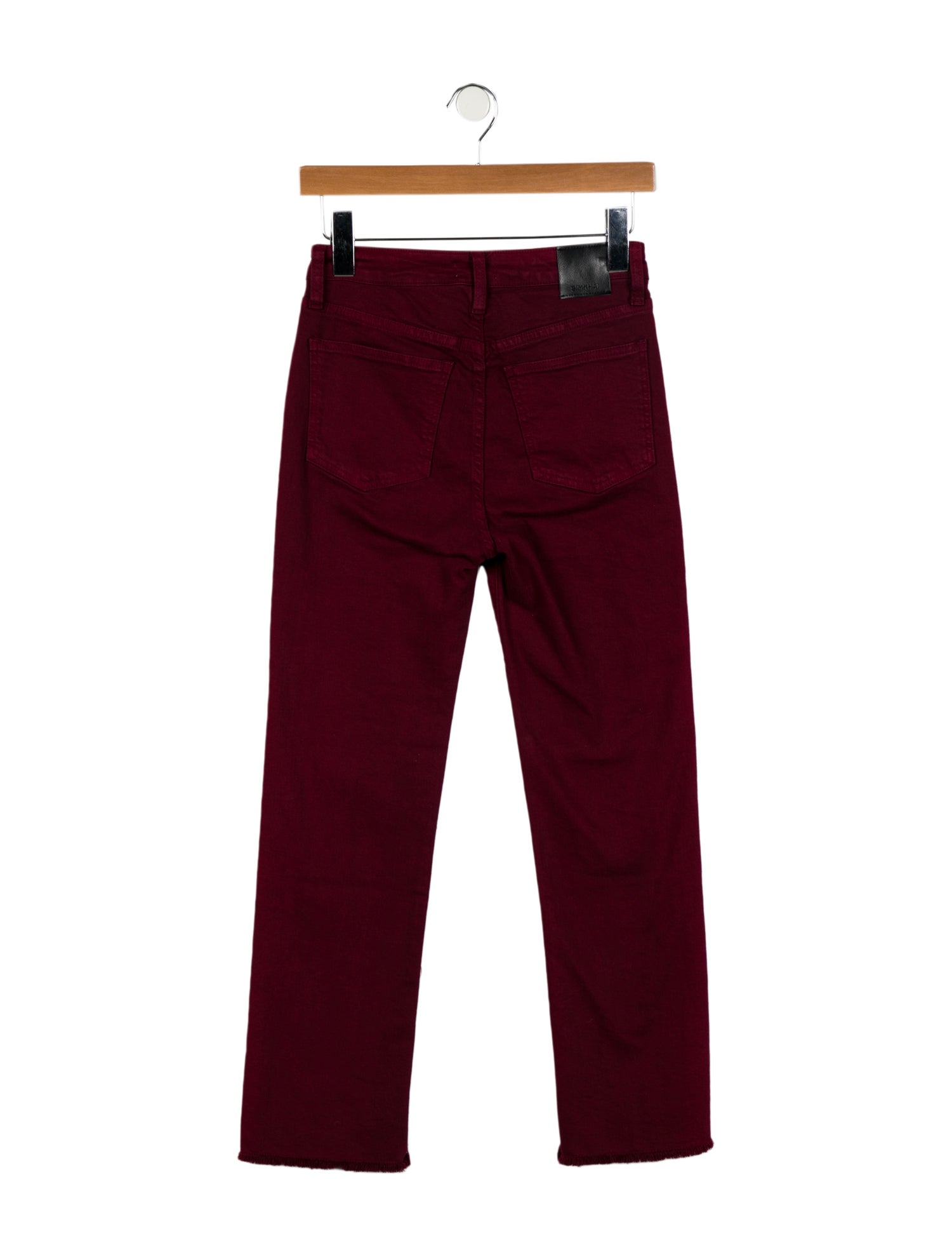 Simkhai Mid-Rise Straight Leg Jeans