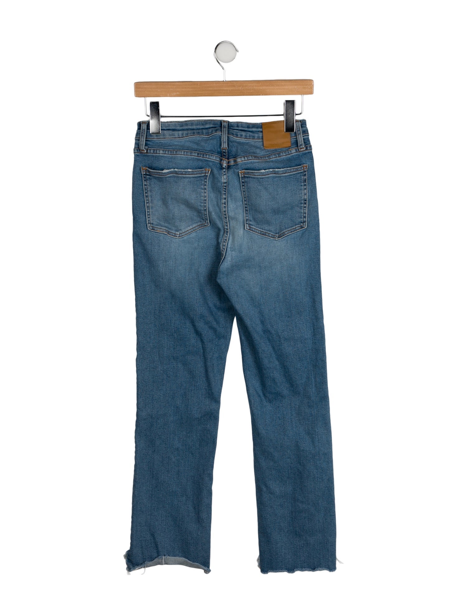 Simkhai Mid-Rise Straight Leg Jeans