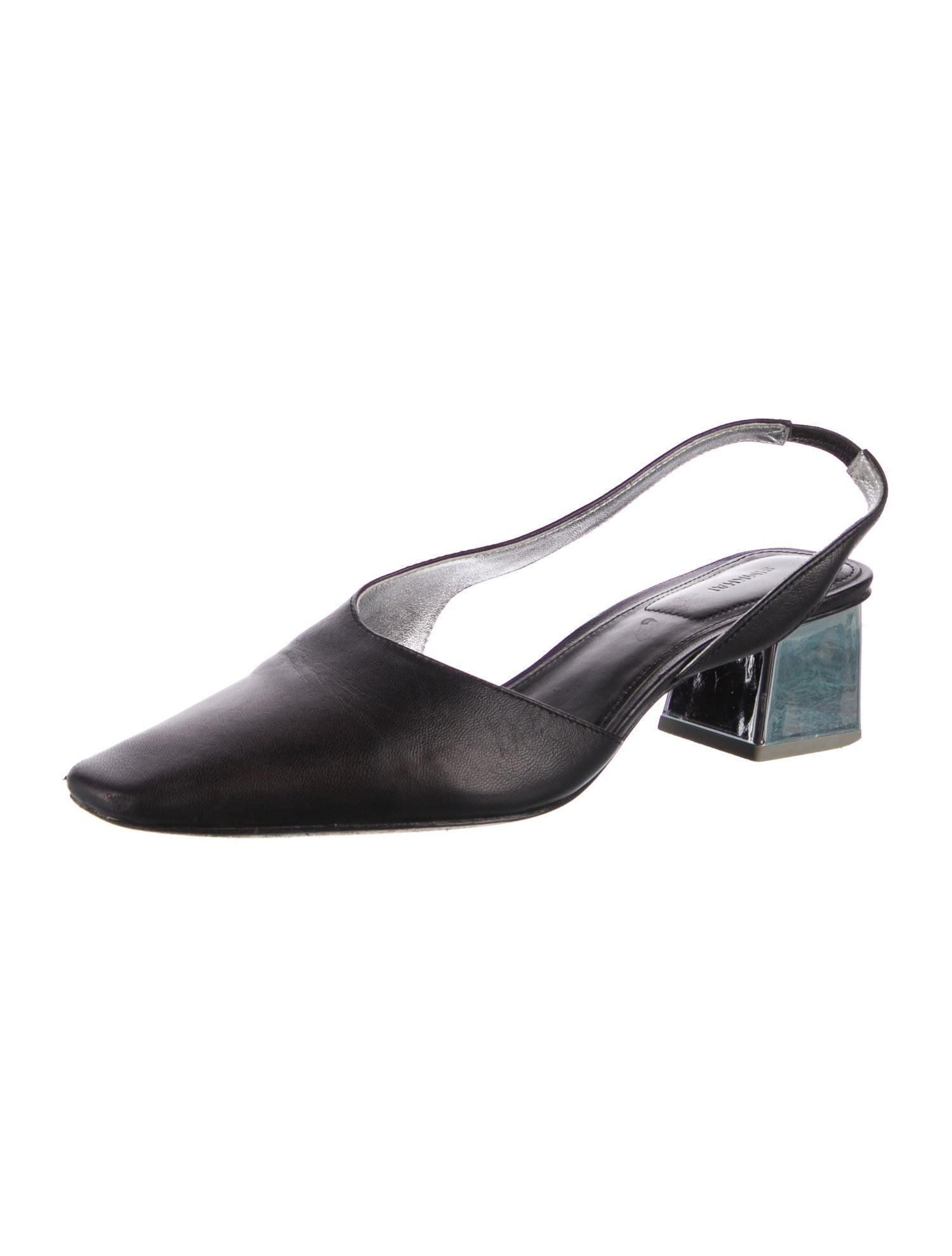 Simkhai Leather Slingback Pumps