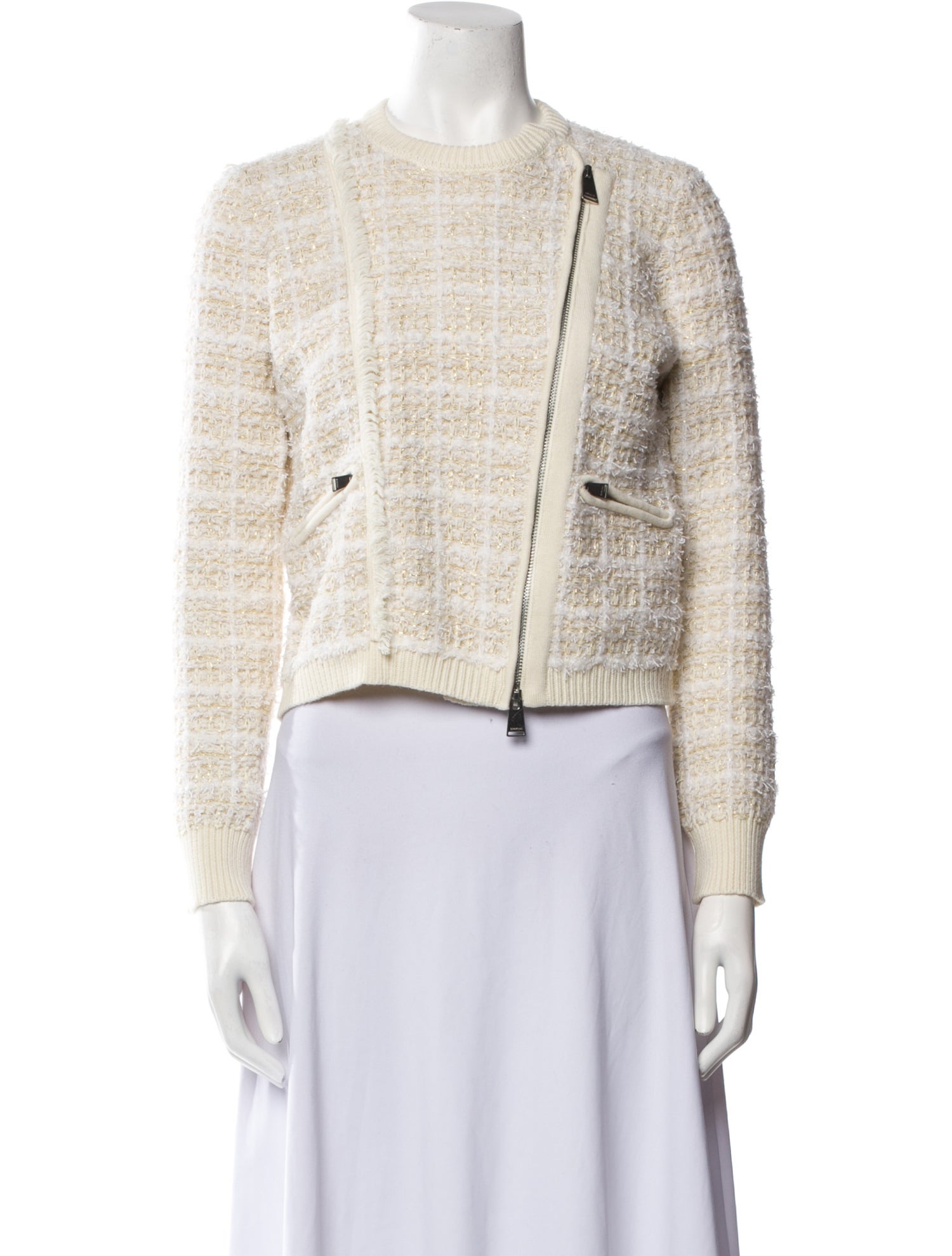 Simkhai Wool Tweed Pattern Evening Jacket