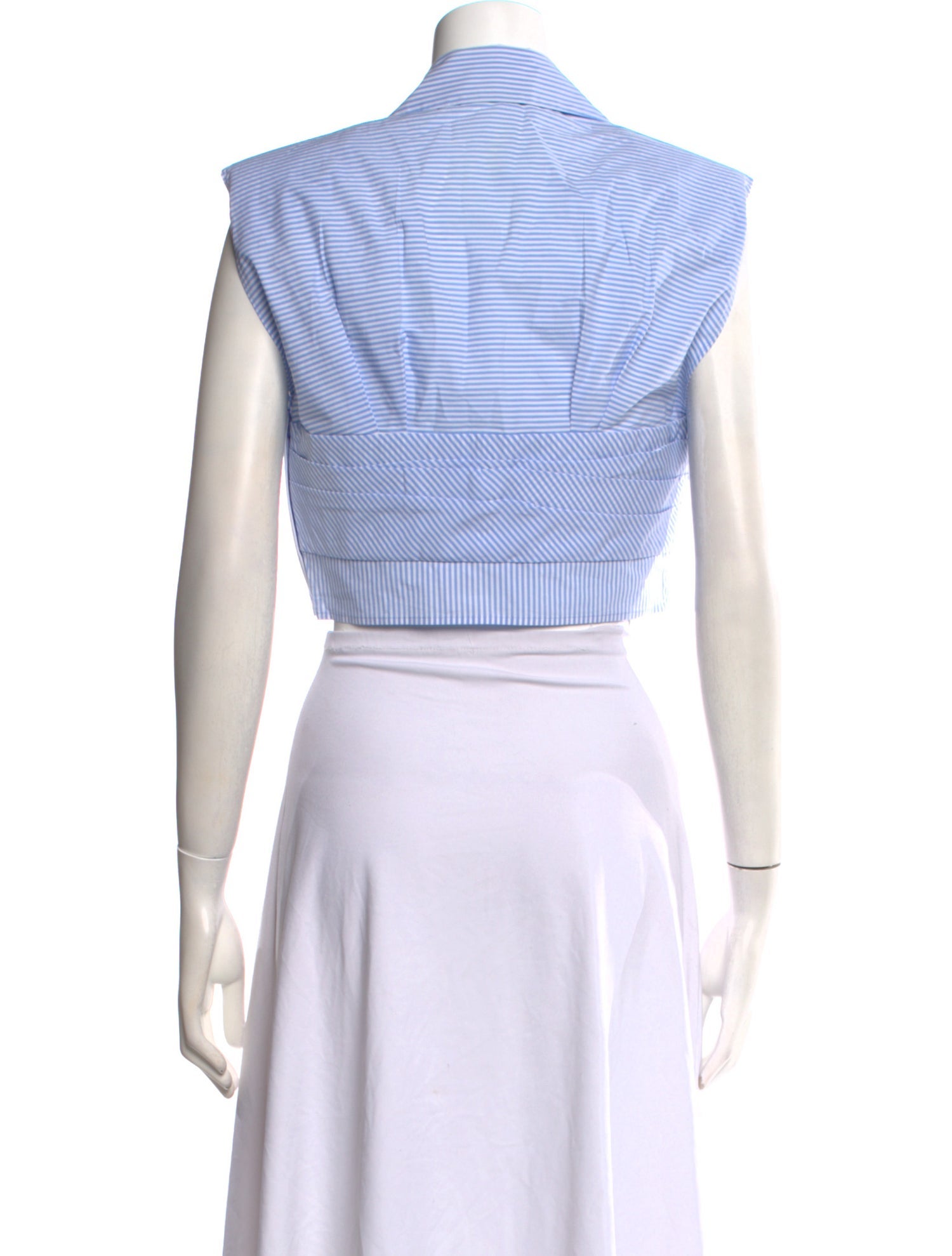 Simkhai V-Neck Sleeveless Crop Top