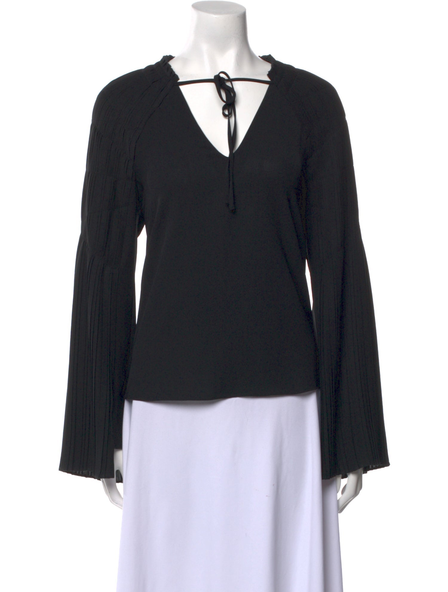 Simkhai V-Neck Long Sleeve Blouse