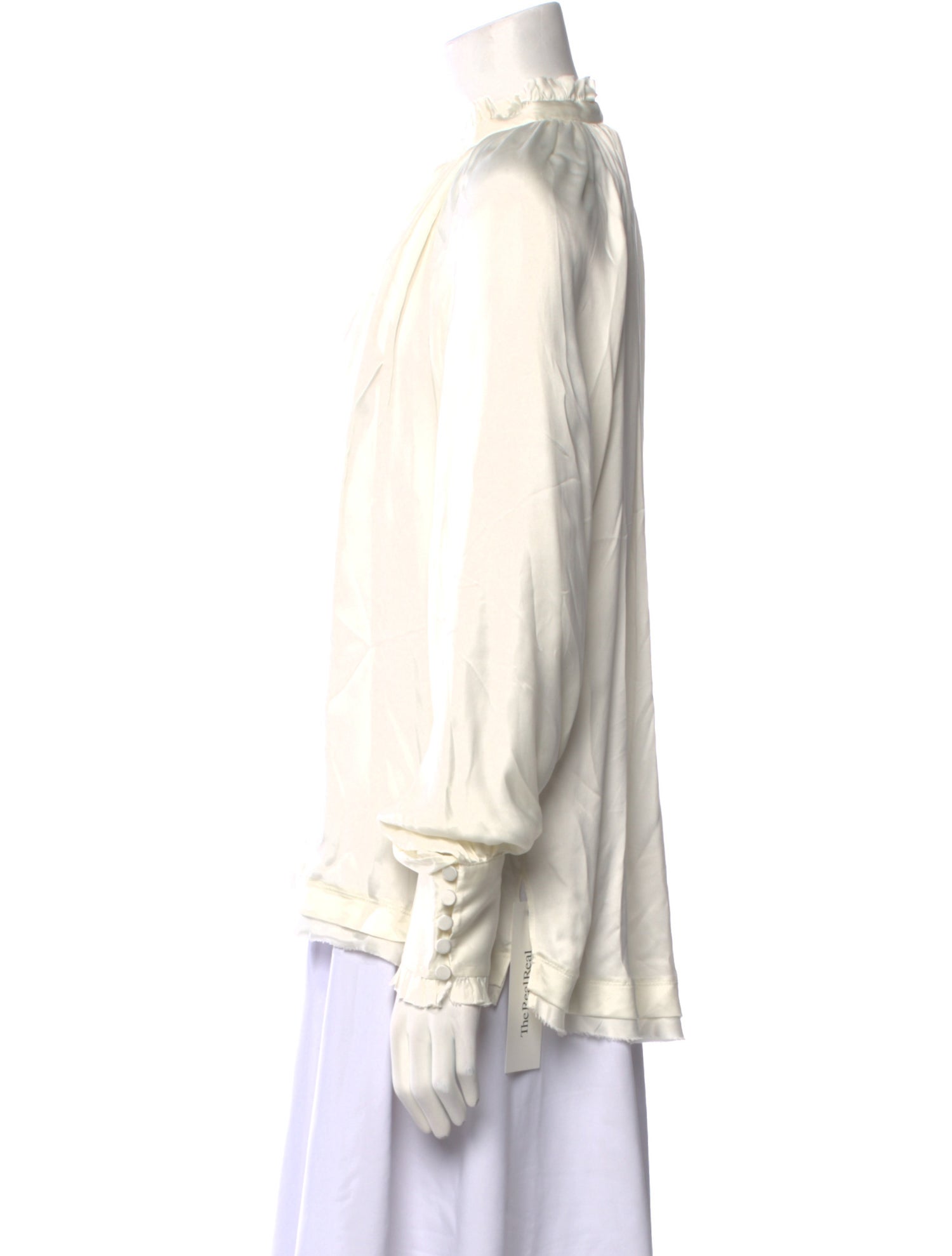 Simkhai Mock Neck Long Sleeve Blouse